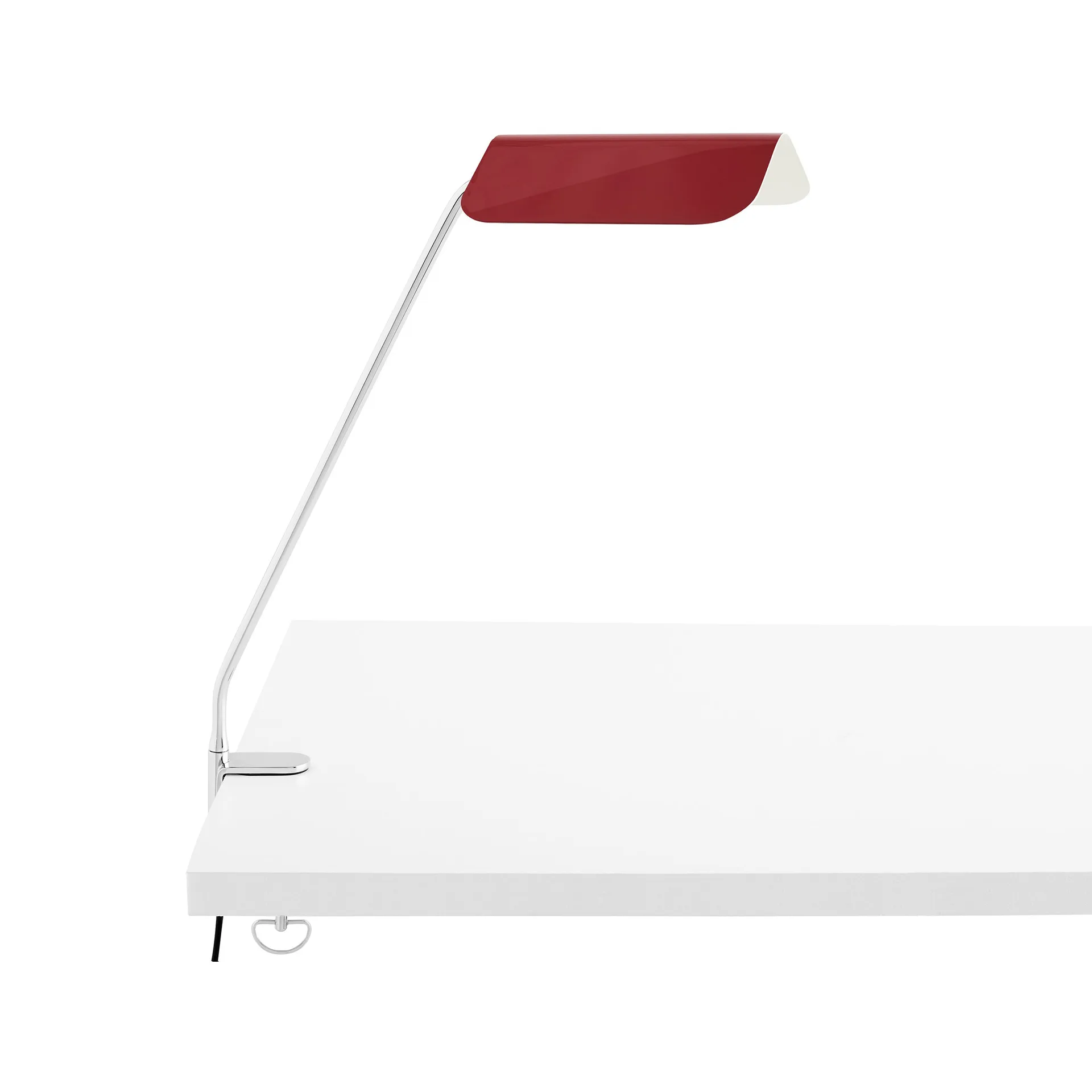 Apex Clip skrivbordslampa, Maroon red HAY