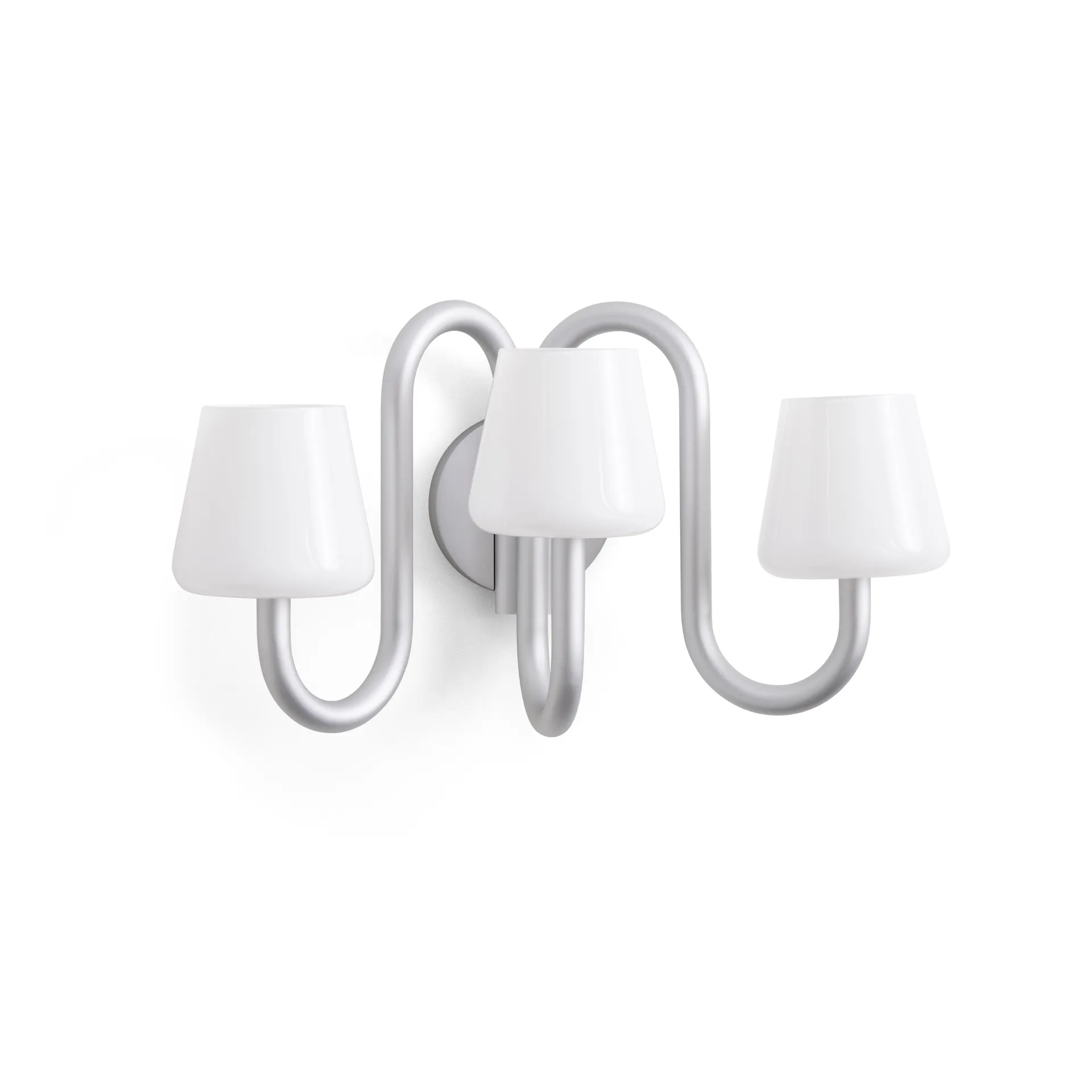 Apollo vägglampa, White opal HAY