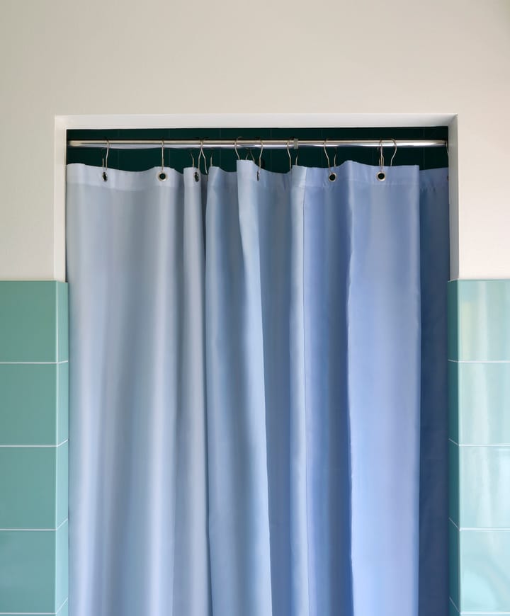 Aquarelle Vertical duschdraperi 180x200 cm, Ice blue HAY
