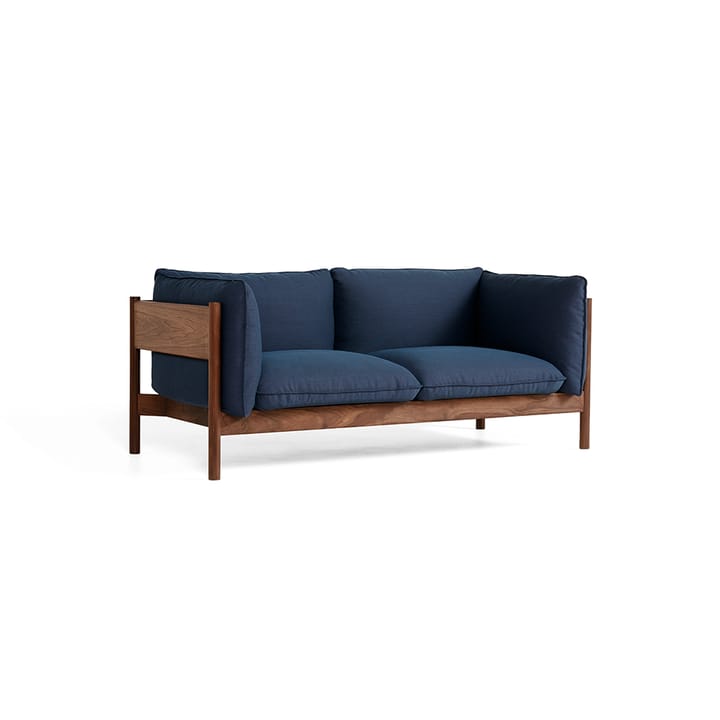 Arbour ECO 2-sits Soffa - Dark blue-vaxoljat valnöt - HAY