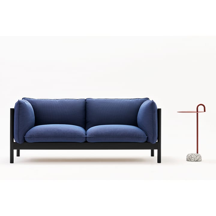 Arbour ECO 2-sits Soffa, Tyg vidar 472 mustard-svart bok HAY