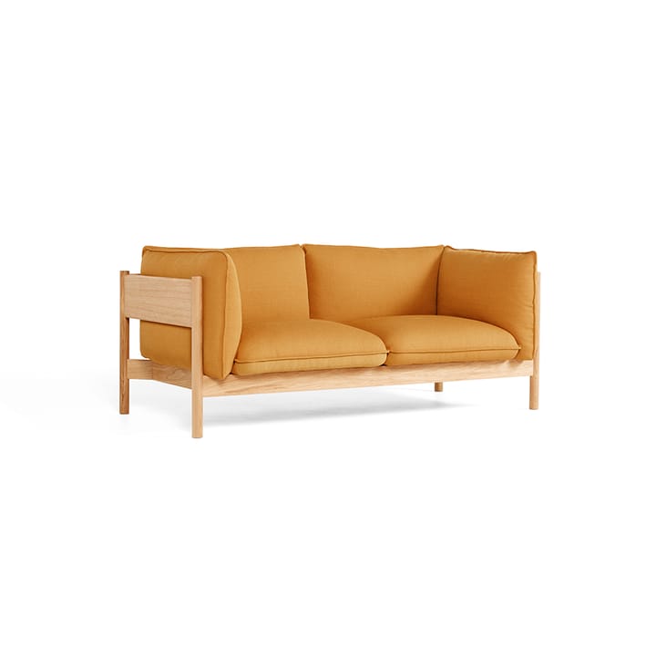 Arbour ECO 2-sits Soffa - Tyg vidar 472 mustard-vaxoljat ekstativ - HAY