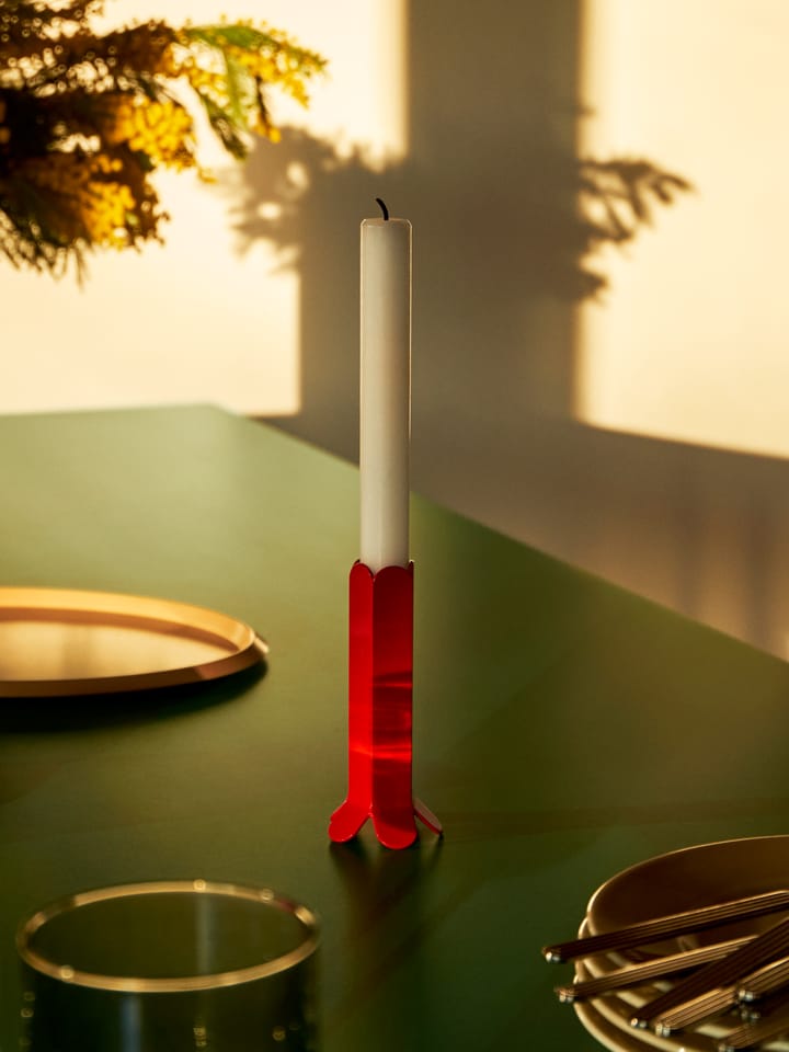 Arcs ljusstake 13 cm, Red HAY