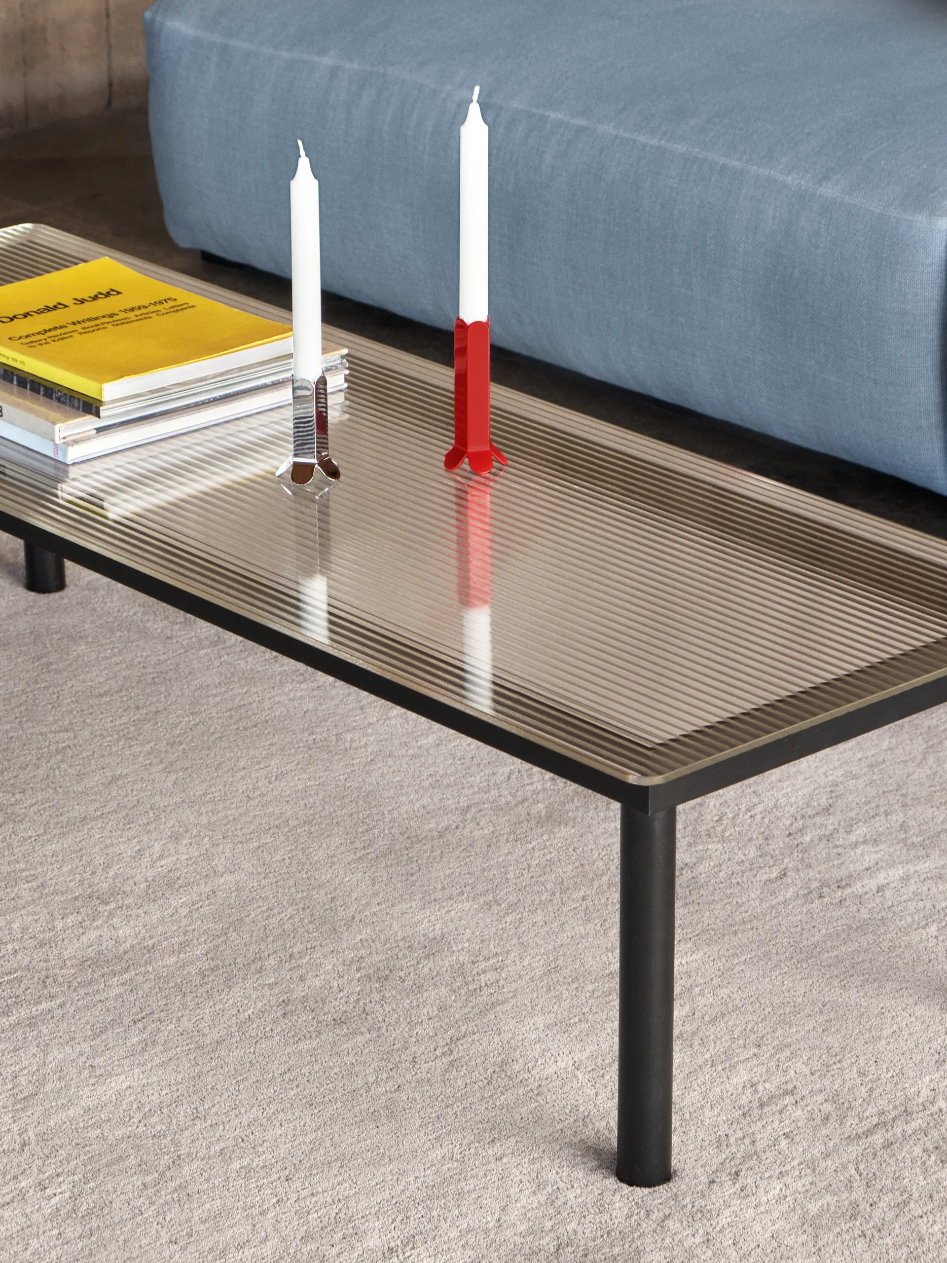 Arcs ljusstake 13 cm, Red HAY