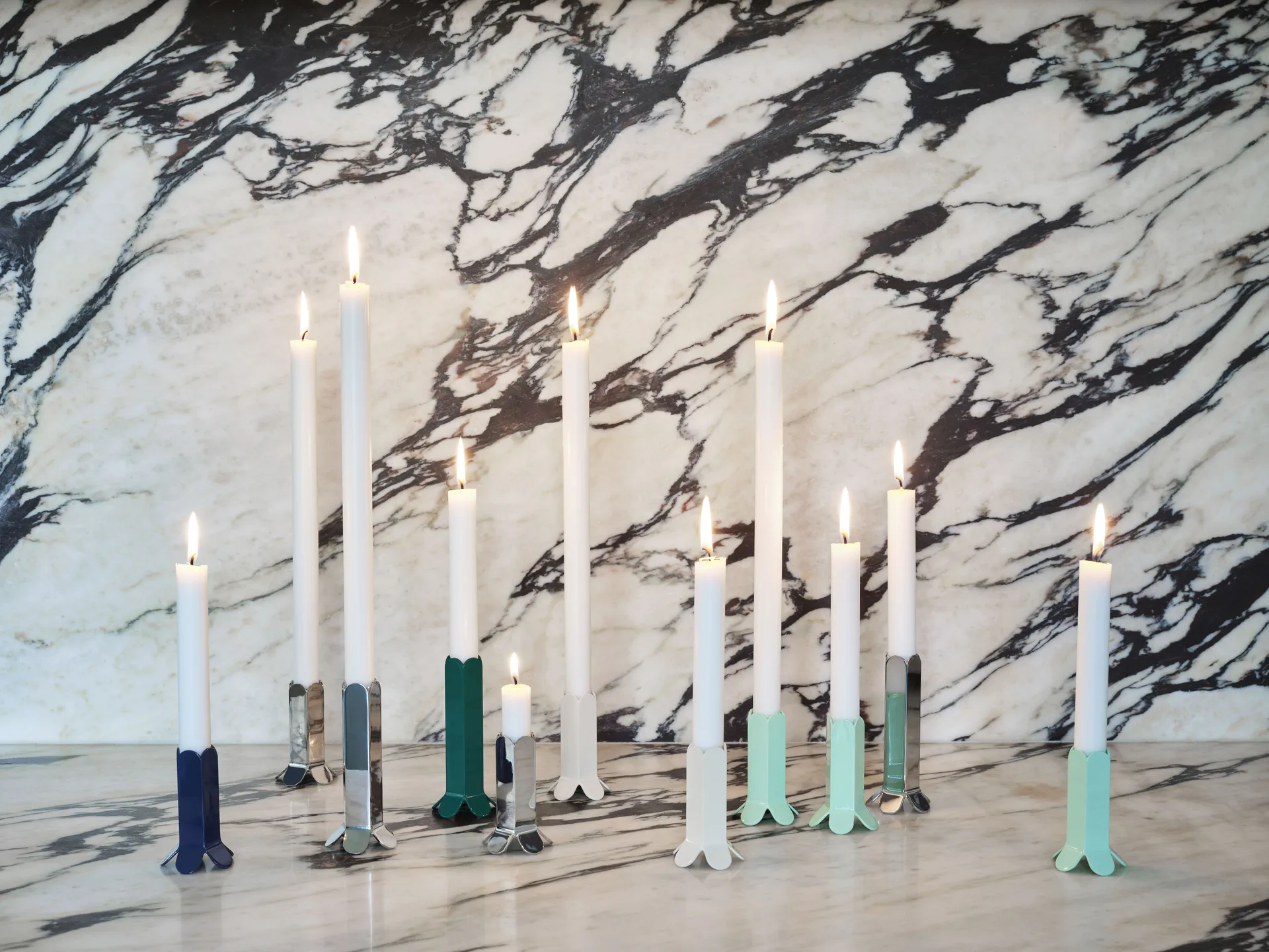 Arcs ljusstake 9 cm, Ivory HAY