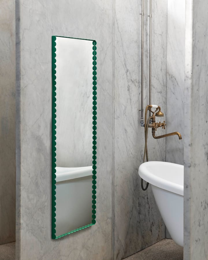 Arcs Mirror Rectangle M spegel 50x133,5 cm, Green HAY