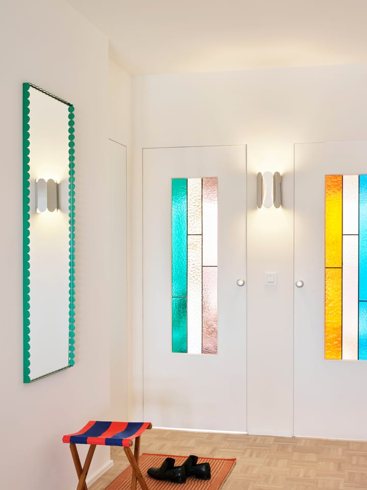 Arcs Mirror Rectangle M spegel 50x133,5 cm, Green HAY