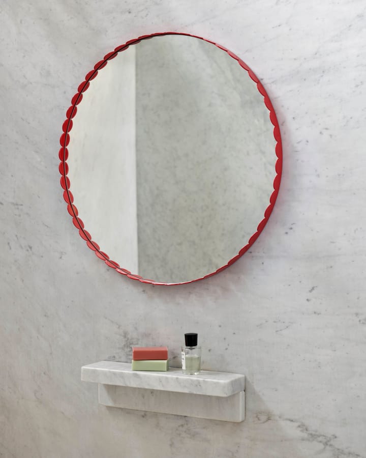 Arcs Mirror spegel Ø60 cm - Red - HAY