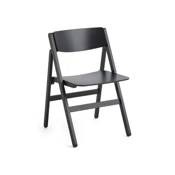 Backflip Chair stol - Anthracite lackerad bok - HAY