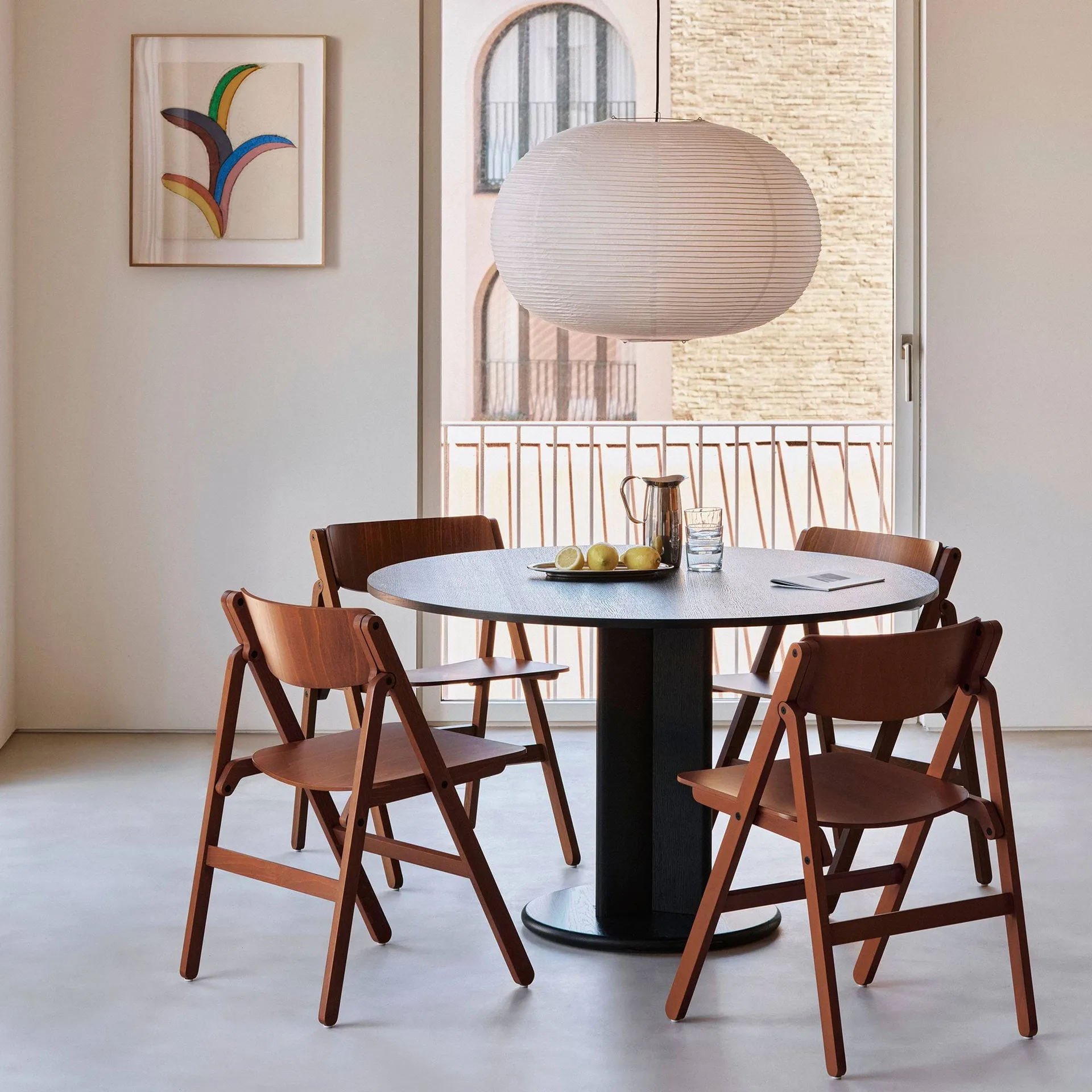 Backflip Chair stol, Bronze lackerad bok HAY