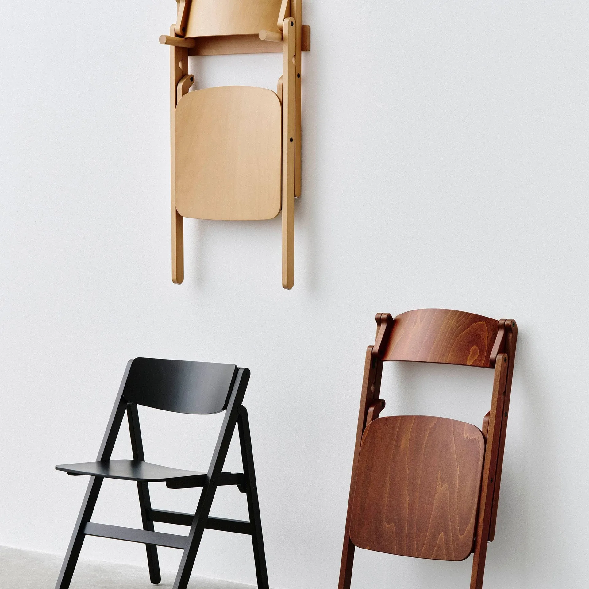 Backflip Chair stol, Bronze lackerad bok HAY