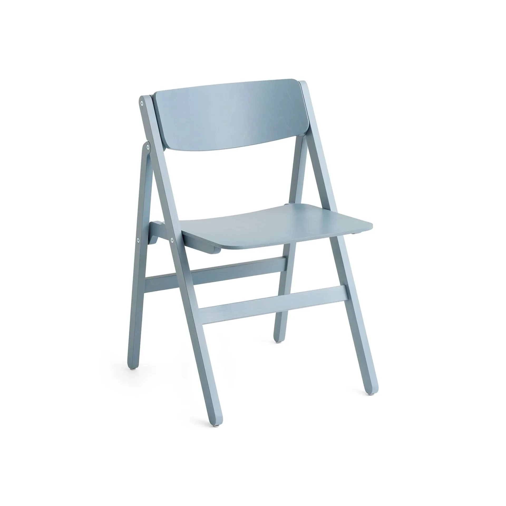 Backflip Chair stol, Cloud blue lackerad bok HAY