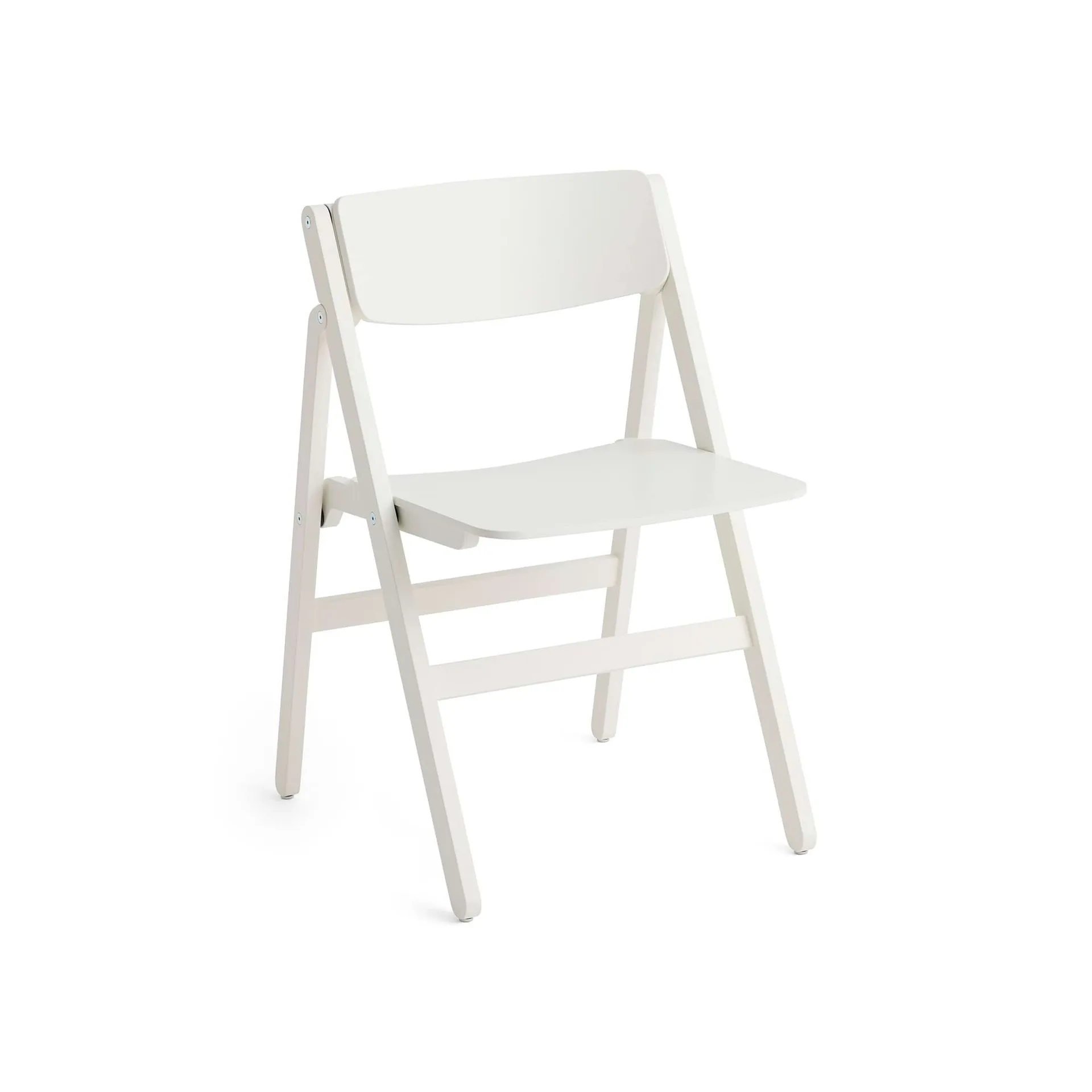Backflip Chair stol, Cream white lackerad bok HAY