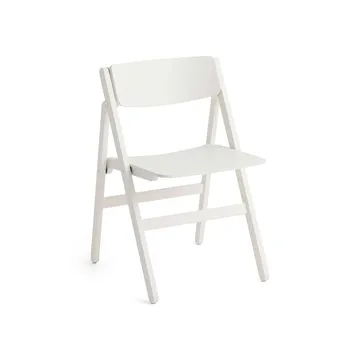 Backflip Chair stol - Cream white lackerad bok - HAY