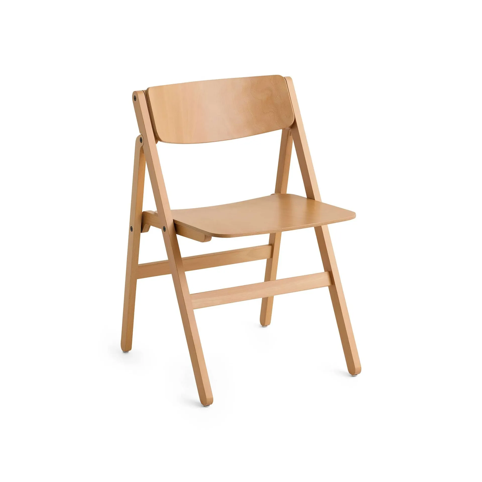Backflip Chair stol, Golden lackerad bok HAY