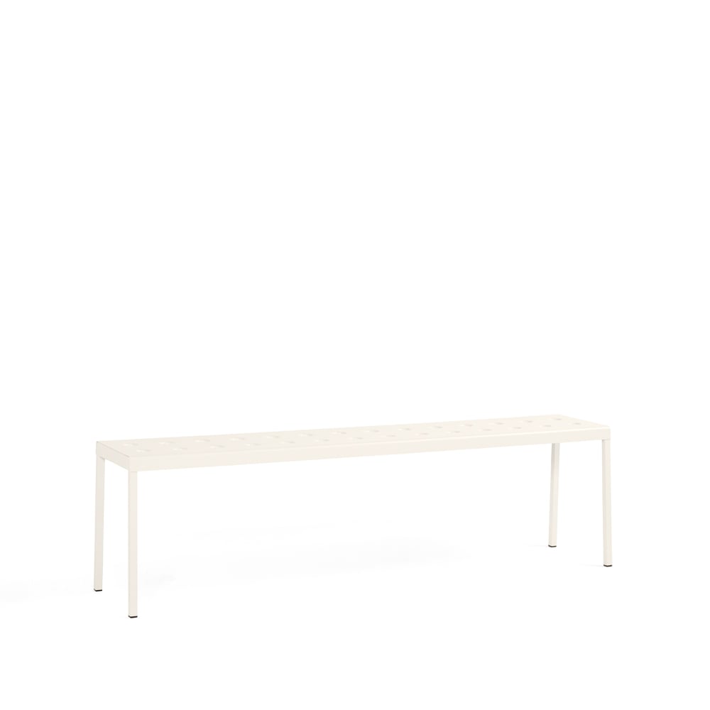 HAY Balcony bänk chalk beige, 165,5 | Skandinavisk Design | Trädgårdsbänkar | Beige