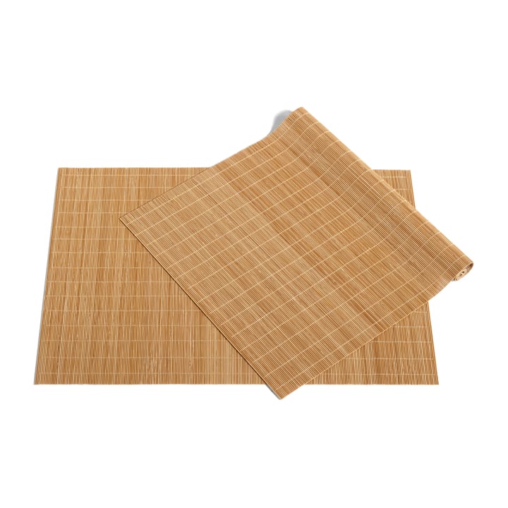 Bamboo bordstablett 31x44 cm 2-pack - Naturfärgad - HAY