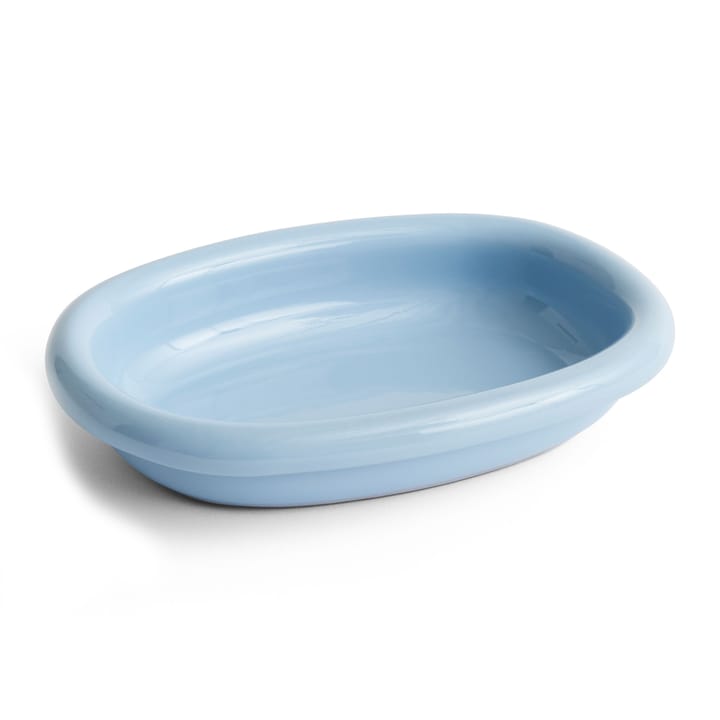 Barro ovalt serveringsfat small 20x27,5 cm - Light blue - HAY