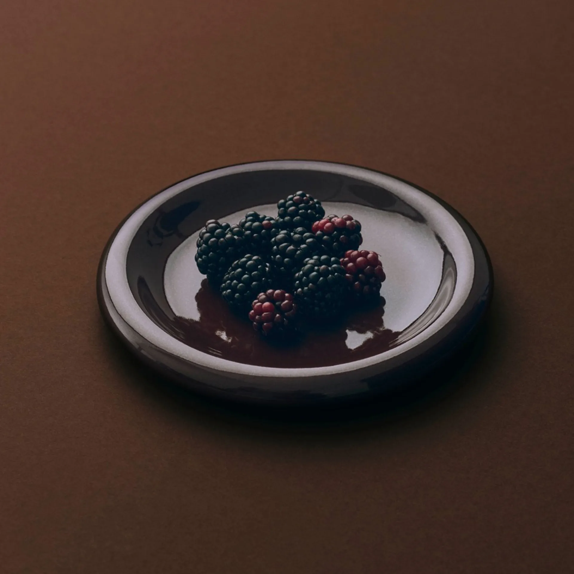 Barro tallrik, Burgundy, Ø18 cm, 2-pack HAY