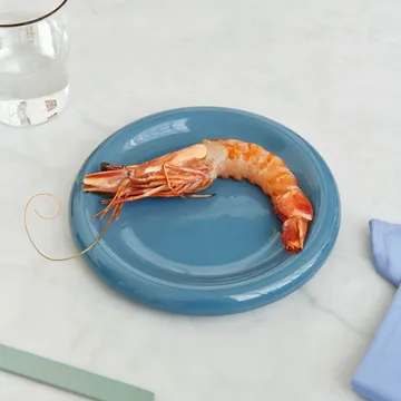 Barro tallrik - Dark blue, Ø24 cm 2-pack - HAY