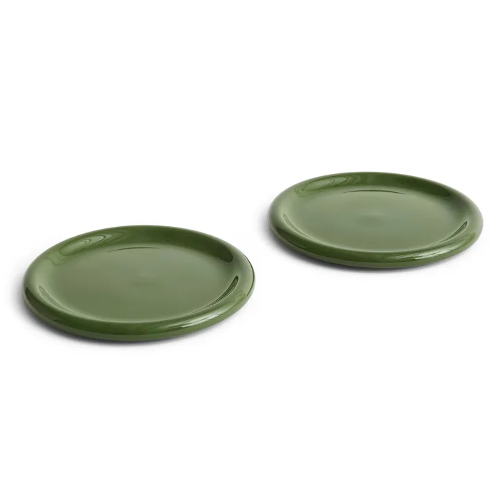 Barro tallrik - Green, Ø24 cm 2-pack - HAY