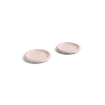 Barro tallrik - Pink, Ø18 cm 2-pack - HAY