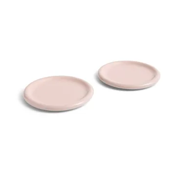 Barro tallrik - Pink, Ø24 cm 2-pack - HAY