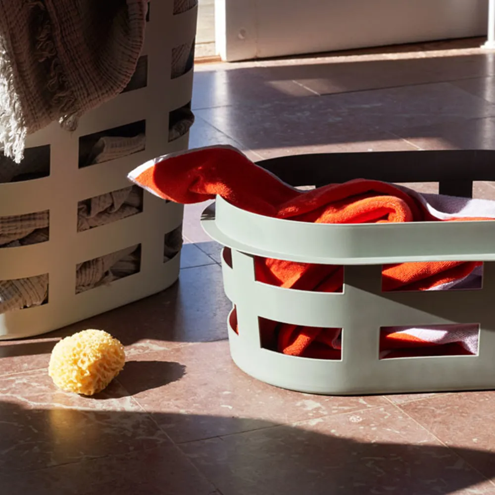 Basket Förvaring, light grey, small HAY