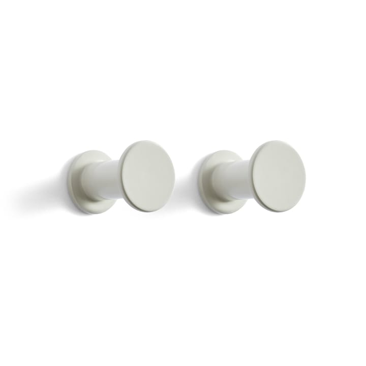 Bolt krok 2-pack Ø2,8 cm - Light grey - HAY