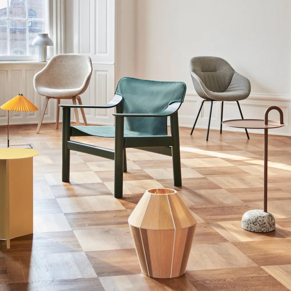 Bonbon 320 bordslampa, yellow melange, inkl. kabelset HAY