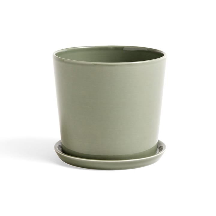 Botanical Family kruka - dusty green, large, med fat Ø18 cm - HAY