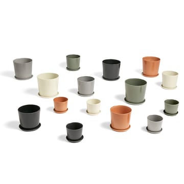 Botanical Family kruka - light grey, medium, med fat Ø13.5 cm - HAY