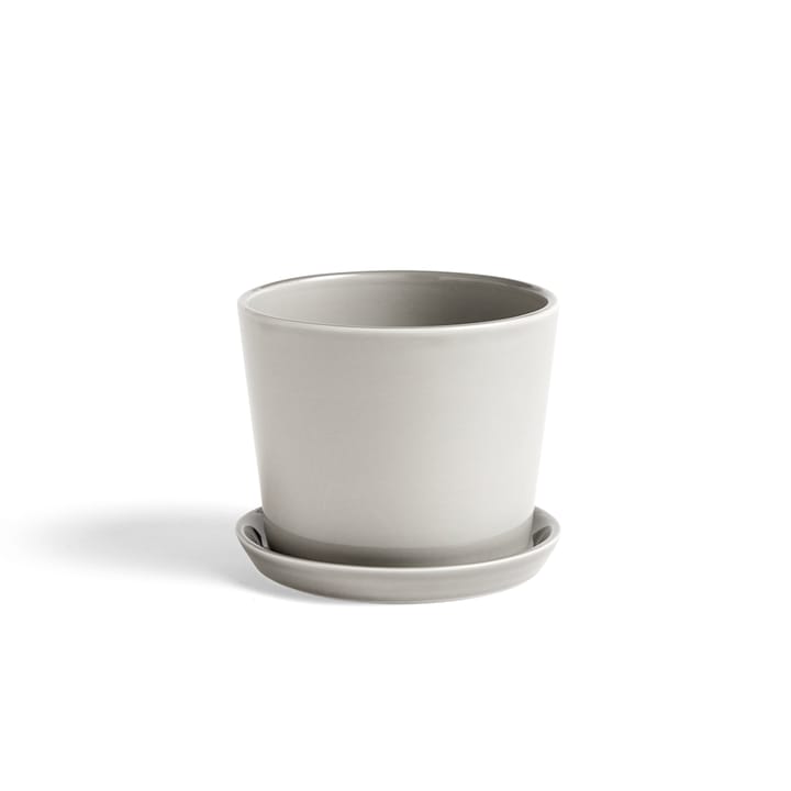 Botanical Family kruka - light grey, medium, med fat Ø13.5 cm - HAY