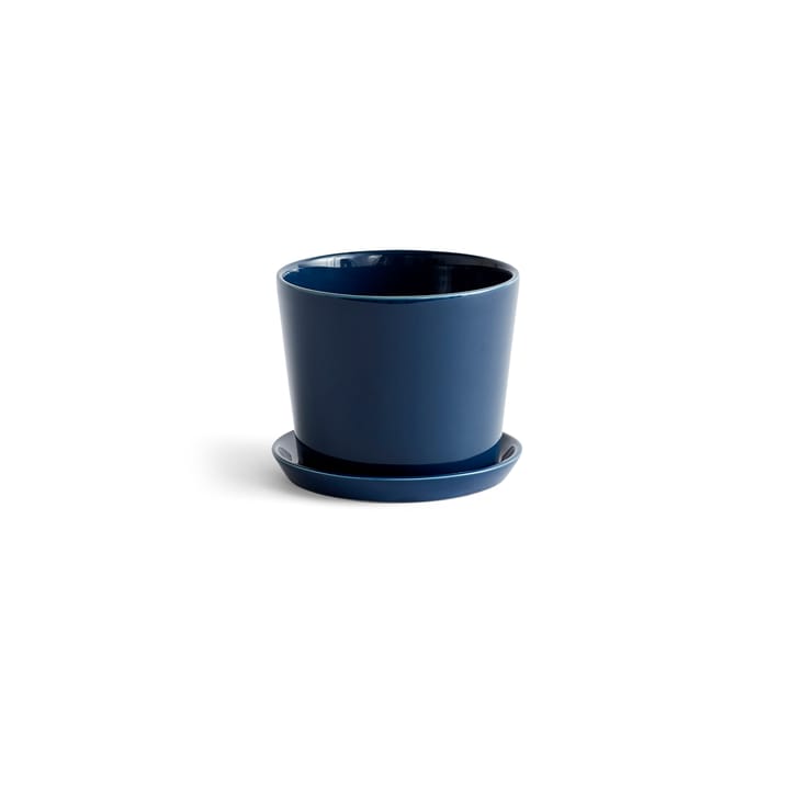 Botanical Family kruka M Ø13,5 cm, Dark blue HAY