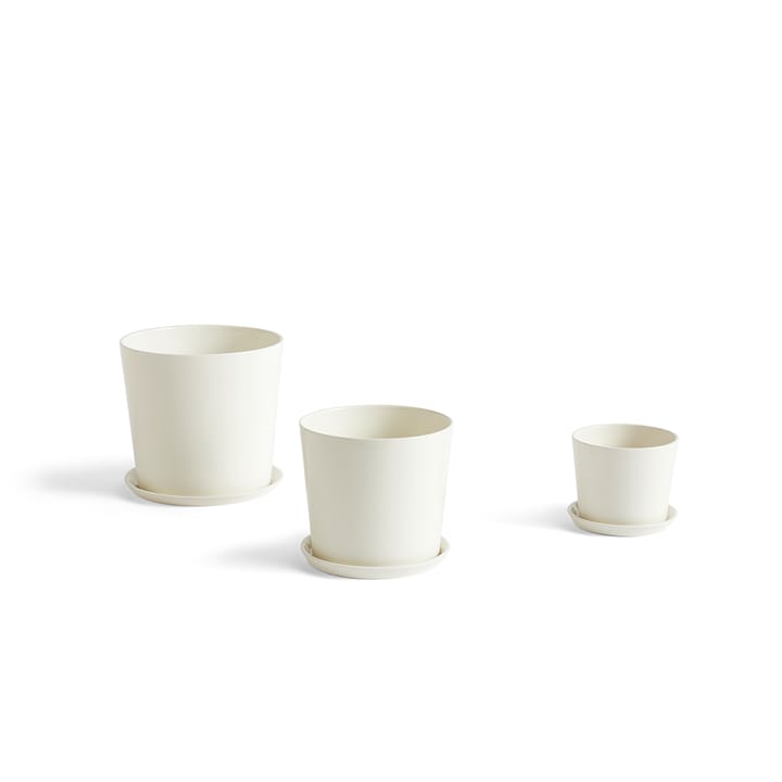 Botanical Family kruka, offwhite, large, med fat Ø18 cm HAY