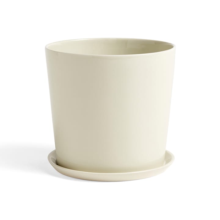 Botanical Family kruka - offwhite, xl, med fat Ø22 cm - HAY