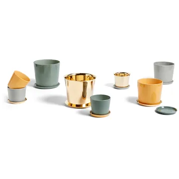 Botanical Family kruka XL Ø22 cm - Dusty green - HAY