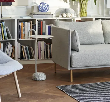 Bowler sidobord - Beige-granite - HAY