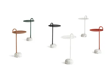 Bowler sidobord - Fir green-granite - HAY