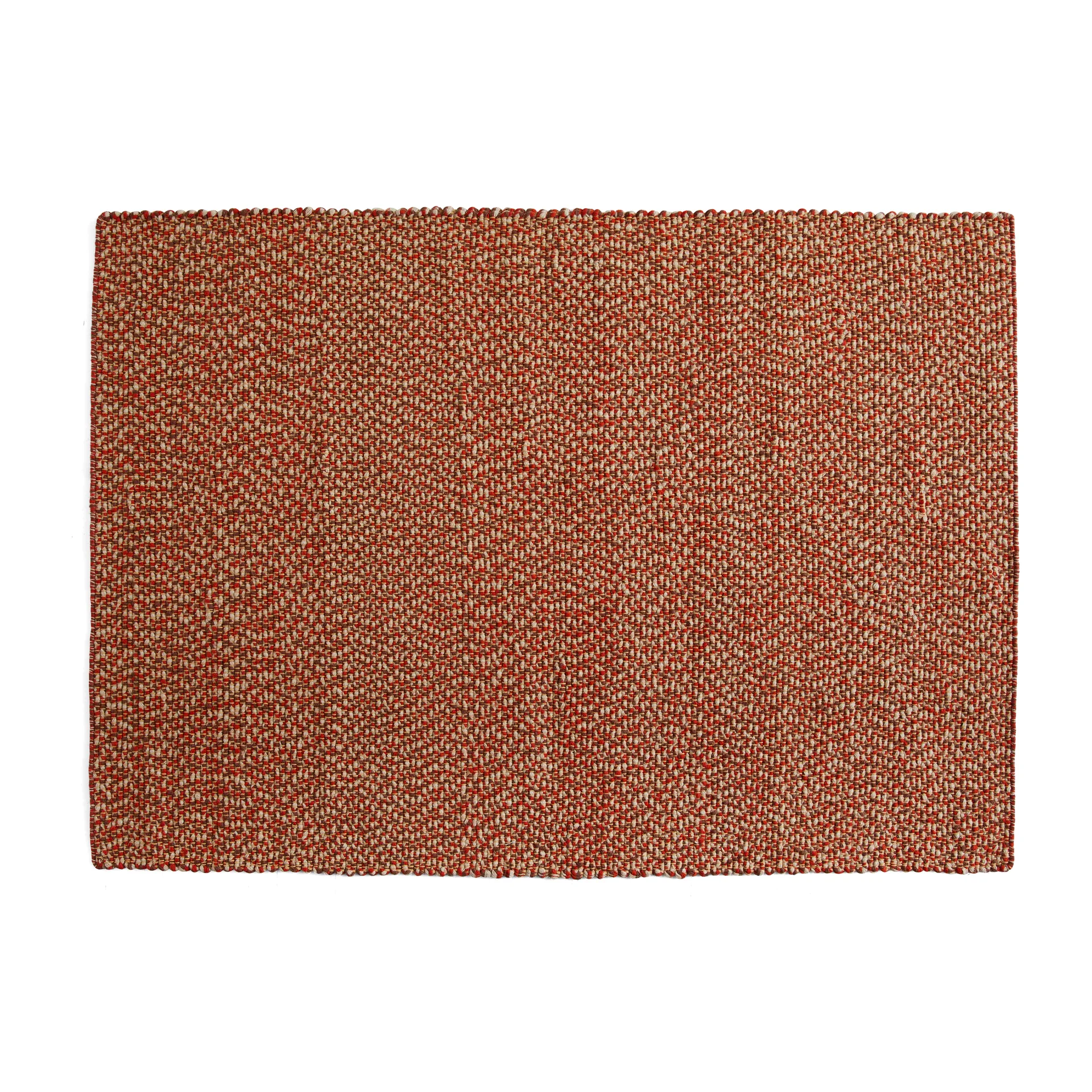 Braided matta 140x200 cm, Red HAY
