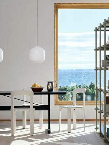 Buoy pendel Ø30 cm - Opal glass-beton grey - HAY