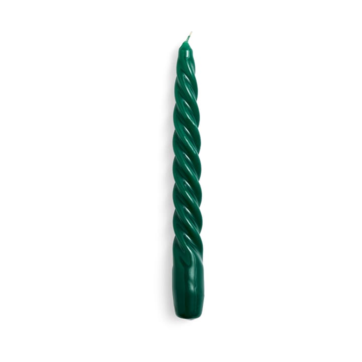 Candle Twist ljus, Green HAY