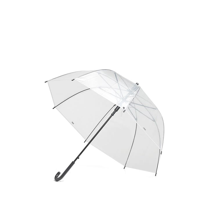 Canopy paraply - clear, svart aluminium handtag - HAY