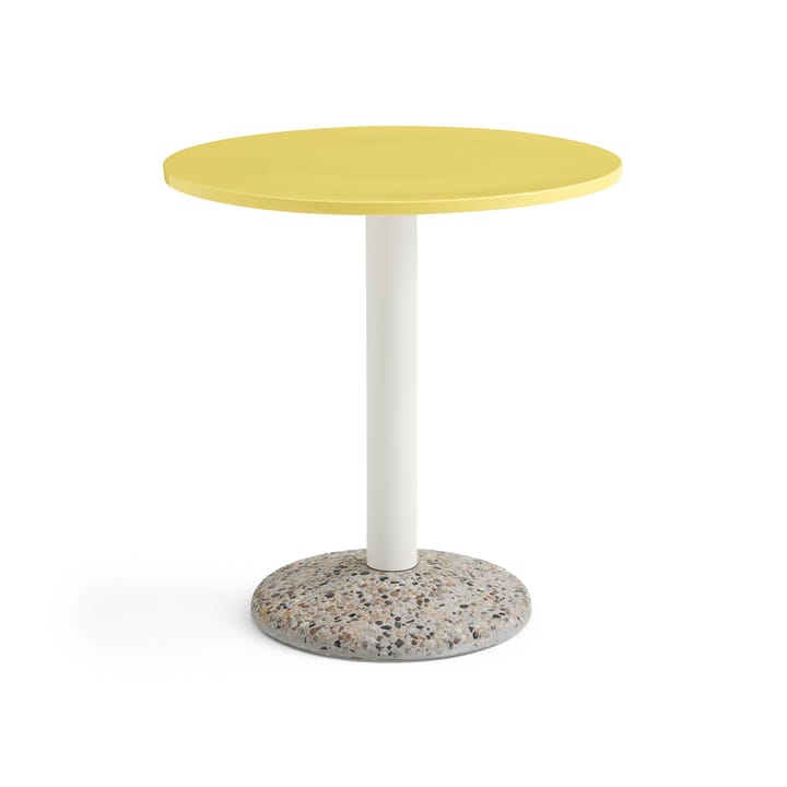 Ceramic Table bord Ø70 cm - Bright yellow - HAY