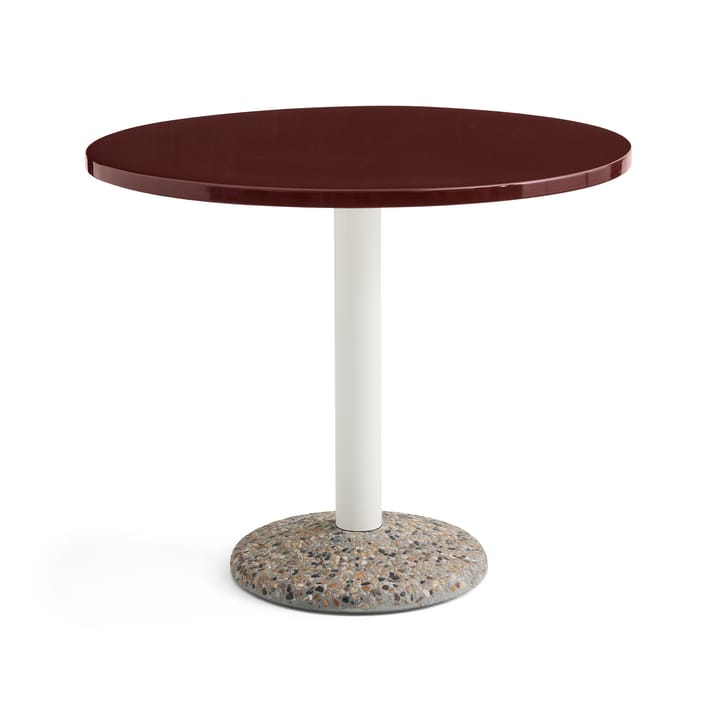 Ceramic Table bord Ø90 cm - Bordeaux - HAY