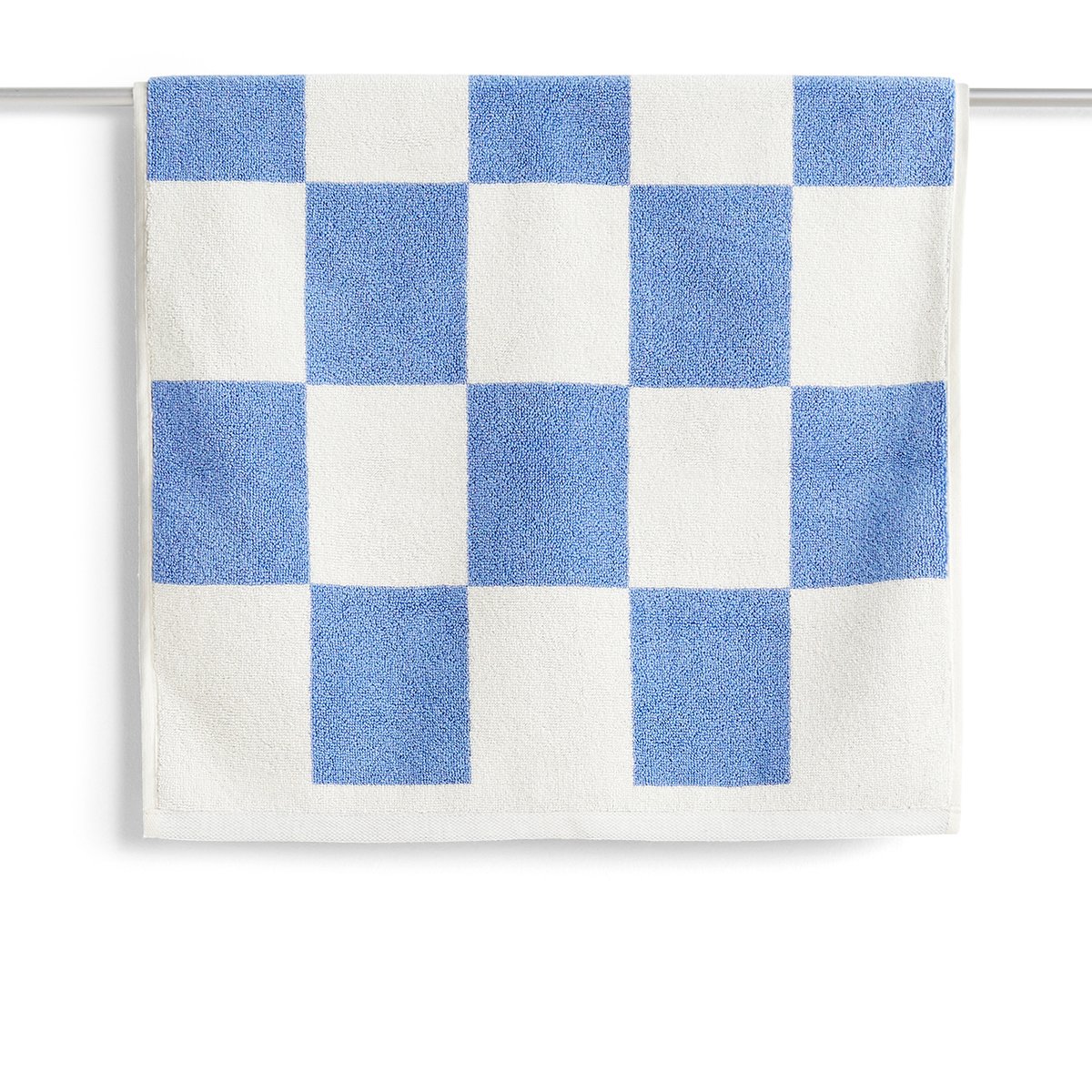 HAY Check badrumsmatta 50x90 cm Sky blue | Skandinavisk Design | Badrumsmattor | Blå