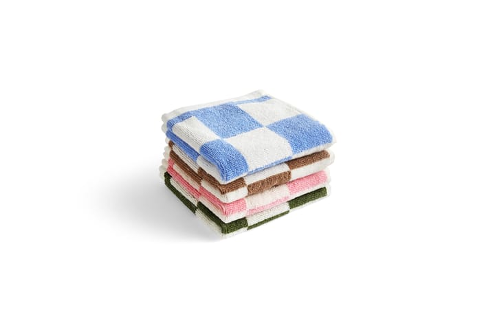 Check handduk 30x30 cm, Pink HAY