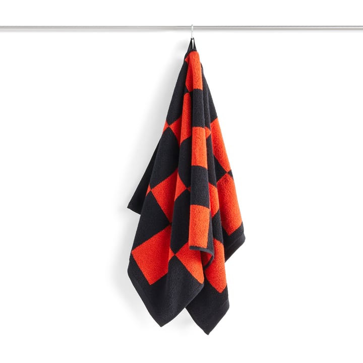 Check handduk 50x90 cm, Poppy red HAY