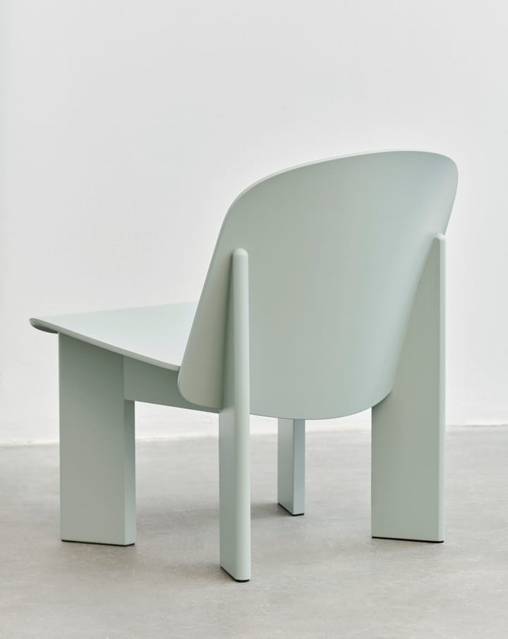 Chisel lounge chair, Eucalyptus lackad bok HAY