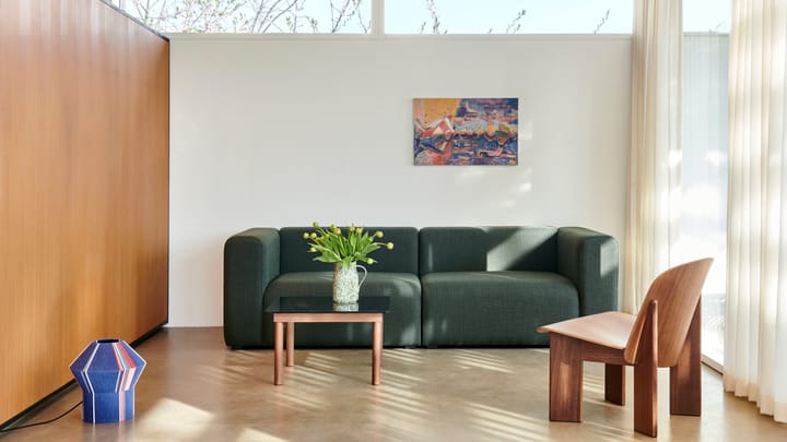 Chisel lounge chair, Lackad valnöt HAY